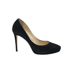 Jimmy Choo Platform Pumps in Black Suede